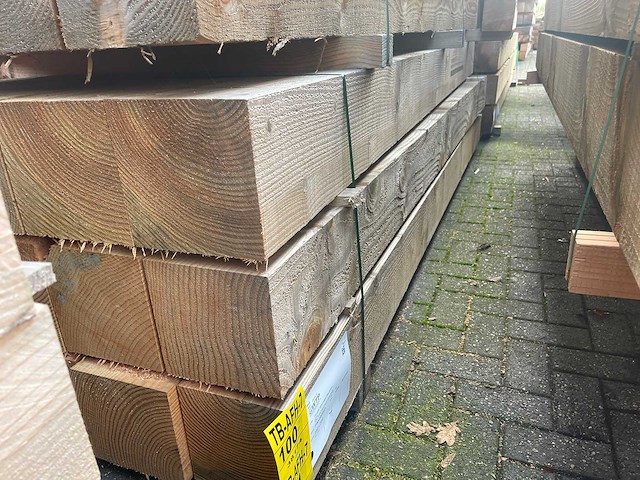 Douglas balken fijnbezaagd 3000x200x200mm (5x) - afbeelding 4 van  4