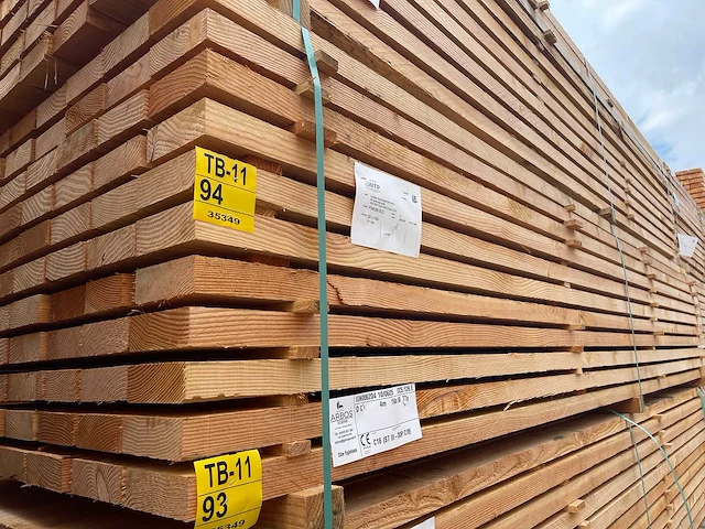 Douglas balken fijnbezaagd 4000x150x50mm (40x) - afbeelding 4 van  4