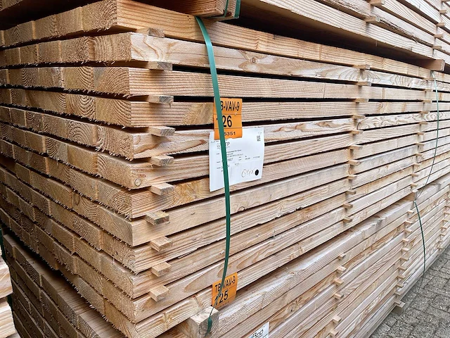 Douglas balken fijnbezaagd 4000x150x50mm (42x) - afbeelding 4 van  4