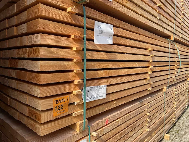 Douglas balken fijnbezaagd 4000x150x50mm (77x) - afbeelding 4 van  4
