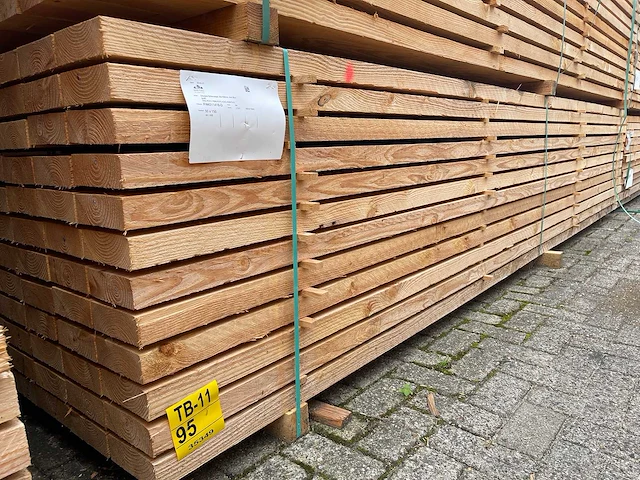 Douglas balken fijnbezaagd 4000x150x50mm (84x) - afbeelding 4 van  4