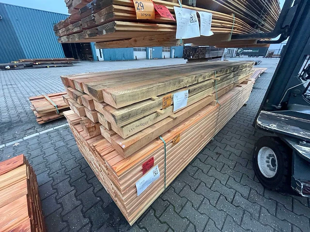 Douglas balken fijnbezaagd 4000x150x75mm (24x) - afbeelding 2 van  3