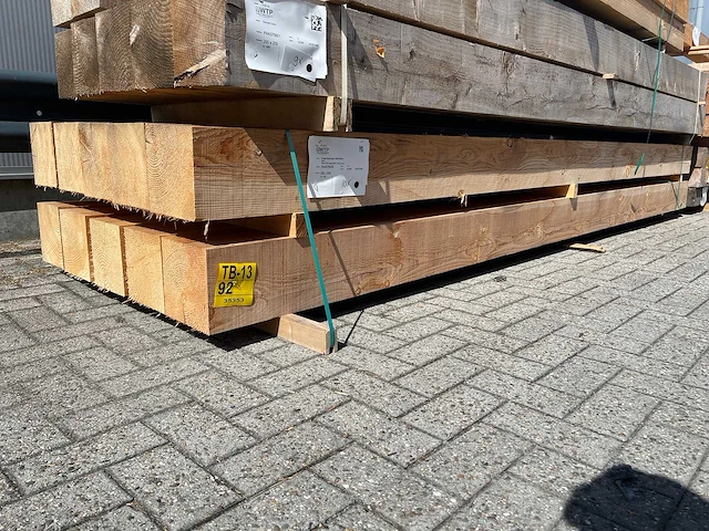 Douglas balken fijnbezaagd 4000x200x200mm (10x) - afbeelding 4 van  4