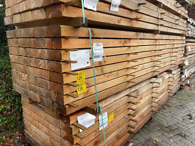 Douglas balken fijnbezaagd 4000x200x75mm (20x) - afbeelding 4 van  4