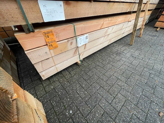 Douglas balken fijnbezaagd 5000x150x150mm (11x) - afbeelding 4 van  4