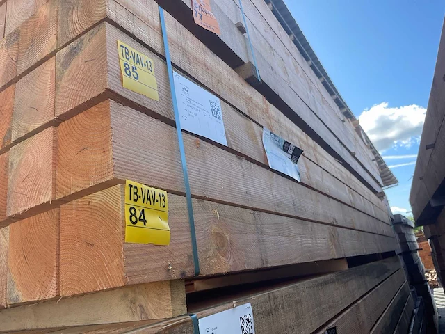 Douglas balken fijnbezaagd 5000x150x150mm (14x) - afbeelding 4 van  4