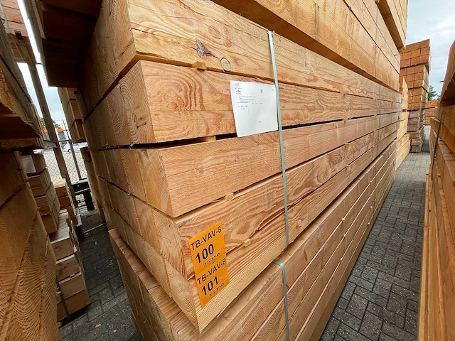 Douglas balken fijnbezaagd 5000x150x150mm (15x) - afbeelding 4 van  4