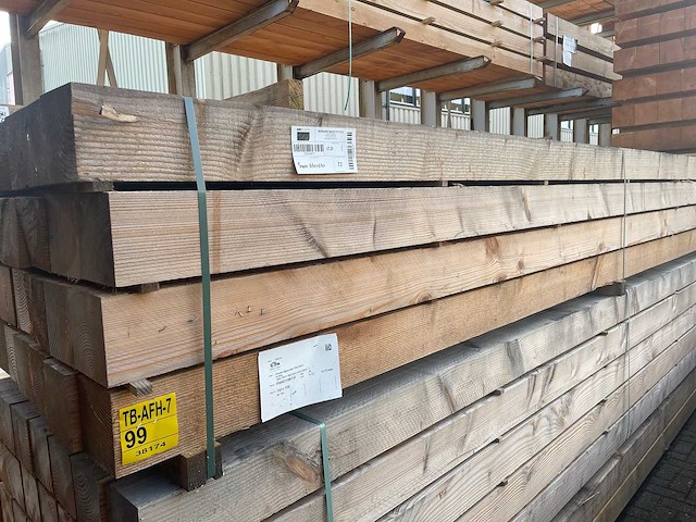 Douglas balken fijnbezaagd 5000x150x150mm (28x) - afbeelding 4 van  4