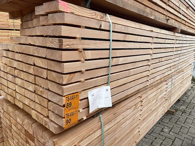 Douglas balken fijnbezaagd 5000x150x50mm (41x) - afbeelding 4 van  4