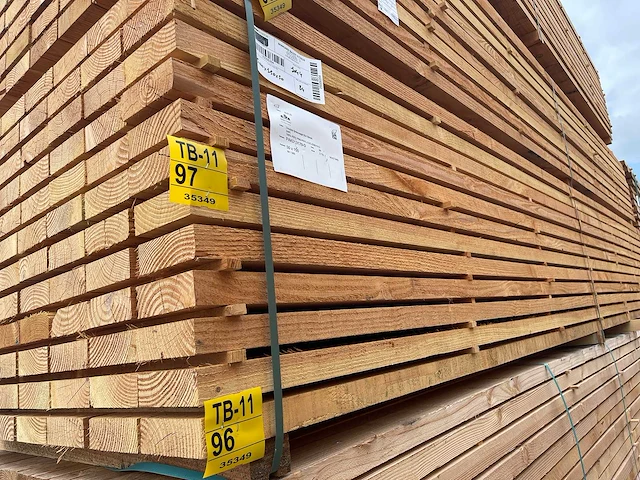 Douglas balken fijnbezaagd 5000x150x50mm (42x) - afbeelding 4 van  4