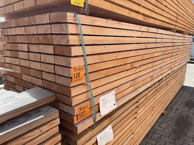 Douglas balken fijnbezaagd 5000x150x50mm (42x) - afbeelding 4 van  4