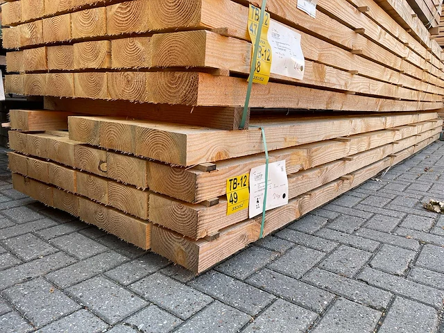 Douglas balken fijnbezaagd 5000x175x75mm (22x) - afbeelding 4 van  4