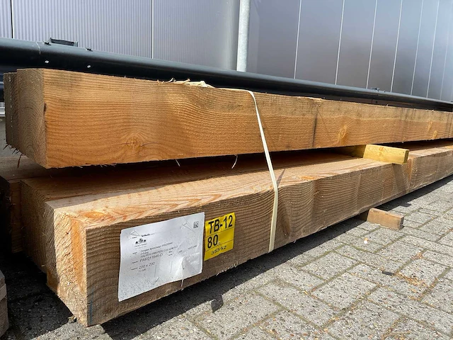 Douglas balken fijnbezaagd 5000x200x200mm (7x) - afbeelding 4 van  4