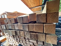 Douglas balken fijnbezaagd 5000x75x75mm (40x) - afbeelding 3 van  3