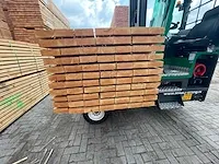 Douglas balken fijnbezaagd 50x150mm, lengte 400cm (42x) - afbeelding 3 van  3