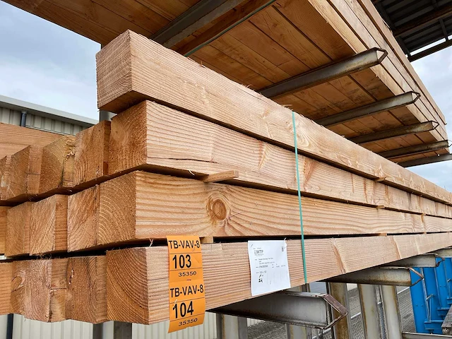 Douglas balken fijnbezaagd 6000x150x150mm (12x) - afbeelding 4 van  4