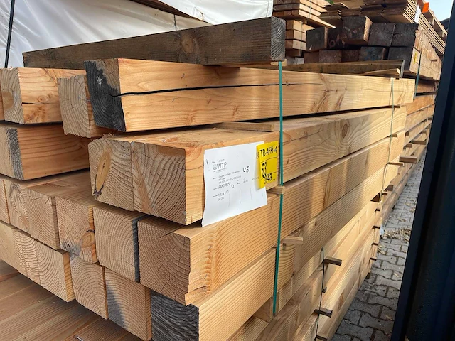 Douglas balken geschaafd 2000x140x140mm (24x) - afbeelding 2 van  3