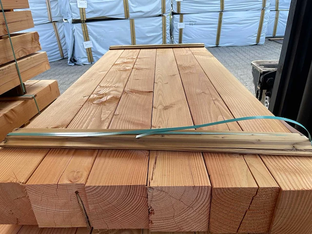 Douglas balken geschaafd 2000x140x140mm (6x) - afbeelding 1 van  3