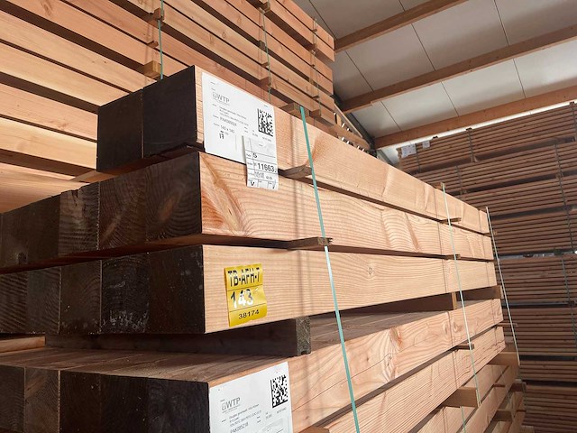 Douglas balken geschaafd 2500x140x140mm (17x) - afbeelding 4 van  4