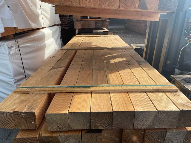 Douglas balken geschaafd 3000x110x110mm (54x) - afbeelding 1 van  3