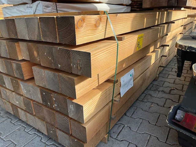 Douglas balken geschaafd 3000x110x110mm (54x) - afbeelding 2 van  3