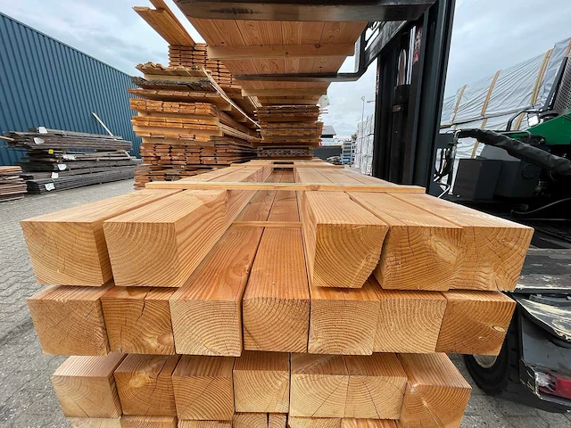 Douglas balken geschaafd 3000x140x140mm (12x) - afbeelding 2 van  3