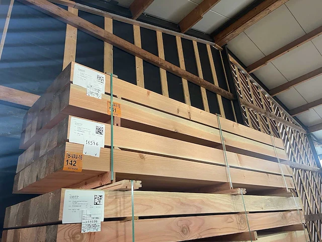Douglas balken geschaafd 3000x140x140mm (14x) - afbeelding 4 van  4