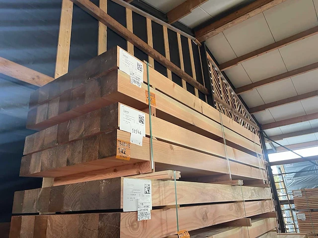 Douglas balken geschaafd 3000x140x140mm (14x) - afbeelding 4 van  4