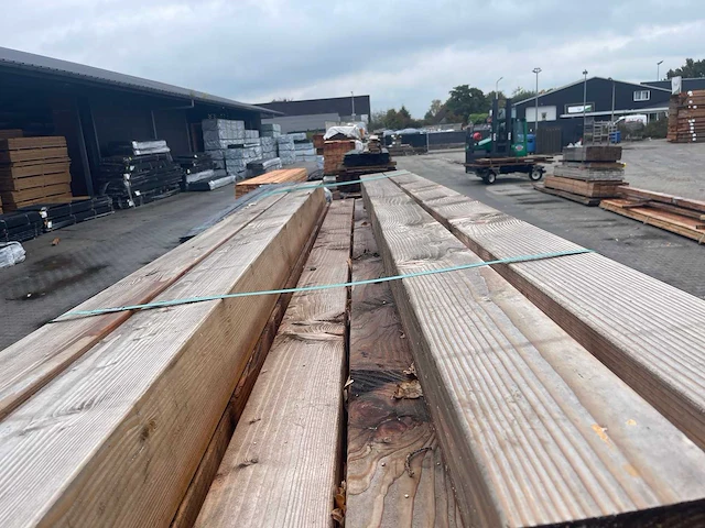 Douglas balken geschaafd 3000x140x140mm (18x) - afbeelding 1 van  3