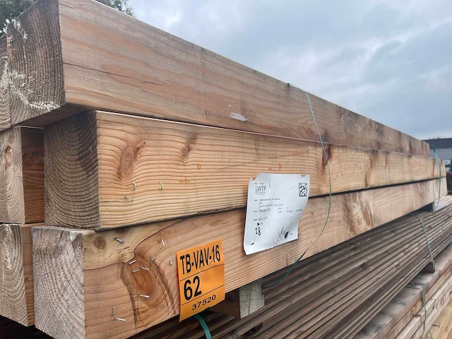 Douglas balken geschaafd 3000x140x140mm (18x) - afbeelding 2 van  3