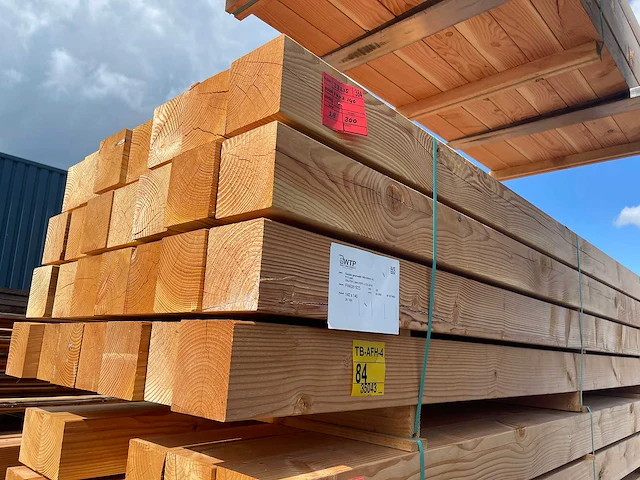 Douglas balken geschaafd 3000x140x140mm (28x) - afbeelding 2 van  3