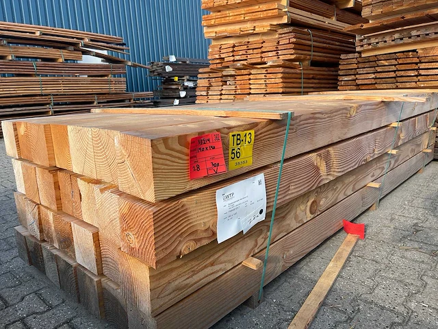 Douglas balken geschaafd 3000x140x140mm (28x) - afbeelding 2 van  3
