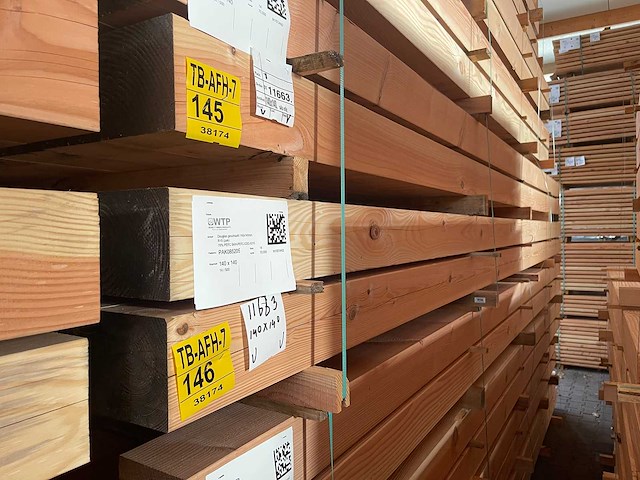 Douglas balken geschaafd 5000x140x140mm (14x) - afbeelding 4 van  4