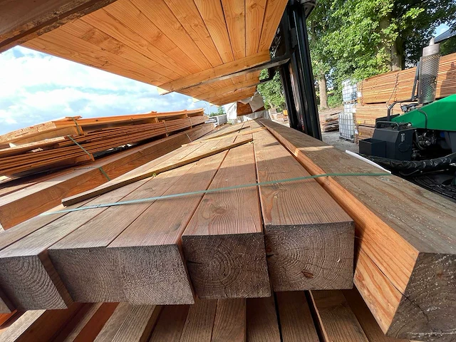 Douglas balken geschaafd 5000x140x140mm (7x) - afbeelding 1 van  2