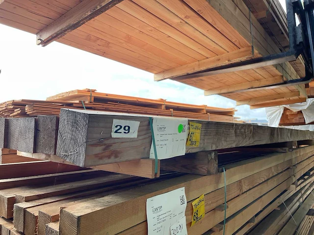 Douglas balken geschaafd 5000x140x140mm (7x) - afbeelding 2 van  2