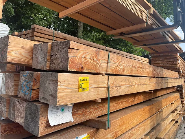 Douglas balken geschaafd 5000x190x190mm (15x) - afbeelding 2 van  3