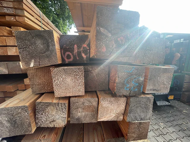 Douglas balken geschaafd 5000x190x190mm (15x) - afbeelding 3 van  3