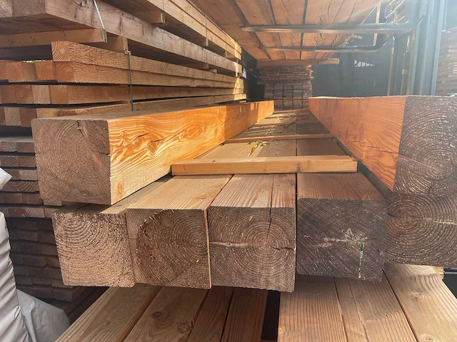 Douglas balken geschaafd 5000x190x190mm (7x) - afbeelding 3 van  3