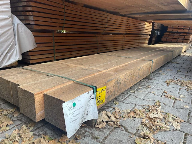 Douglas balken geschaafd 6000x140x140mm (5x) - afbeelding 2 van  3