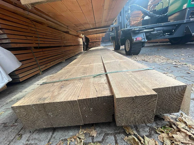 Douglas balken geschaafd 6000x140x140mm (5x) - afbeelding 3 van  3