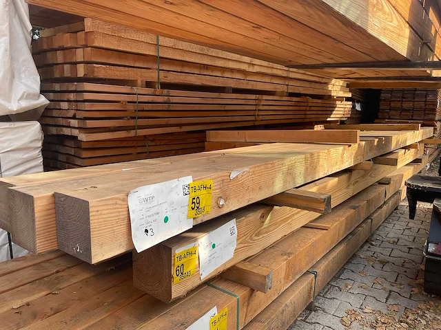 Douglas balken geschaafd 6000x140x140mm (7x) - afbeelding 2 van  4