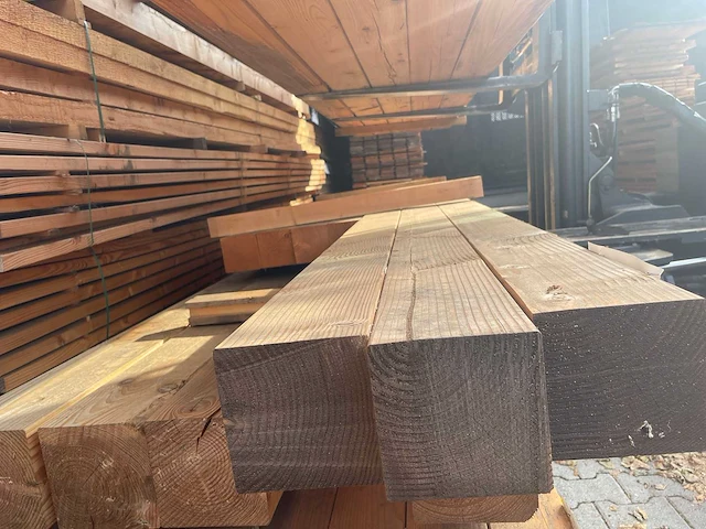 Douglas balken geschaafd 6000x140x140mm (7x) - afbeelding 3 van  4