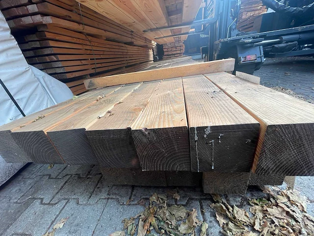 Douglas balken geschaafd 6000x140x140mm (7x) - afbeelding 3 van  3