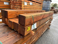 Douglas blaken fijnbezaagd 3000x200x200mm (8x) - afbeelding 4 van  4
