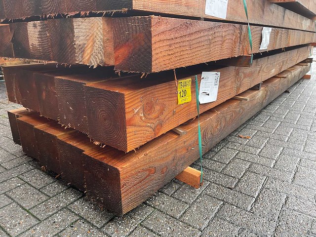 Douglas blaken fijnbezaagd 5000x200x200mm (10x) - afbeelding 4 van  4