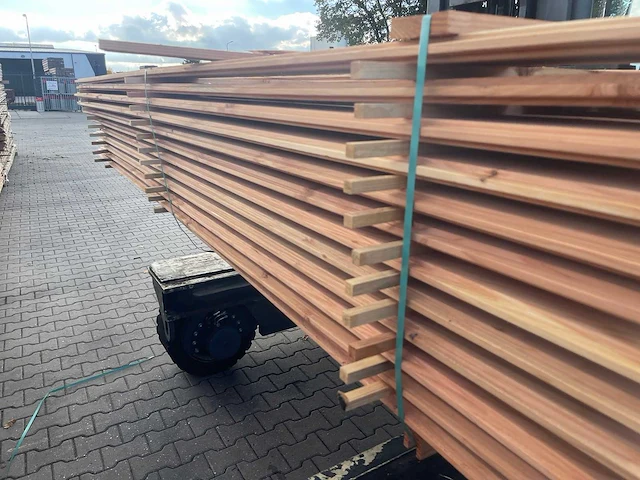 Douglas blokhutprofiel 3000x180x28mm (67x) - afbeelding 2 van  3