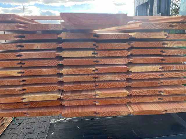 Douglas blokhutprofiel 3000x180x28mm (67x) - afbeelding 3 van  3