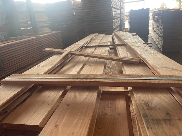 Douglas blokhutprofiel 3000x180x28mm (67x) - afbeelding 1 van  3