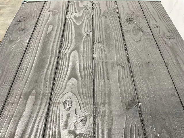 Douglas blokhutprofiel 300x19,5x2,8 cm zwart (15x) - afbeelding 4 van  7