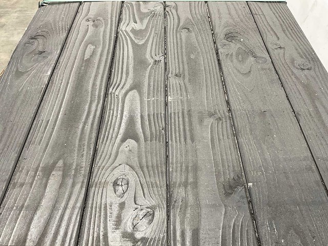 Douglas blokhutprofiel 300x19,5x2,8 cm zwart (15x) - afbeelding 4 van  7